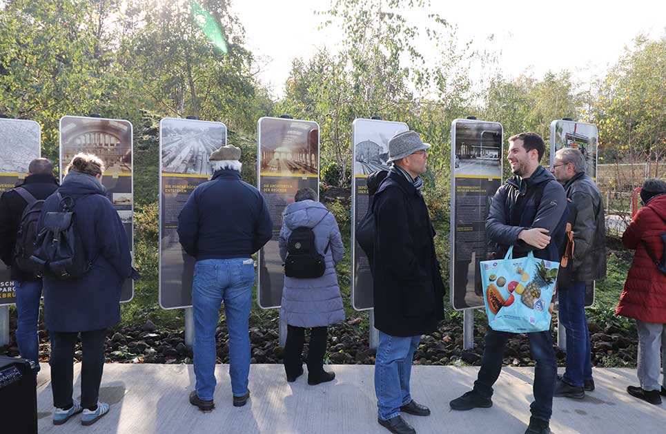 Ausstellungseröffnung Geschichtsparcours Yorckbrücken